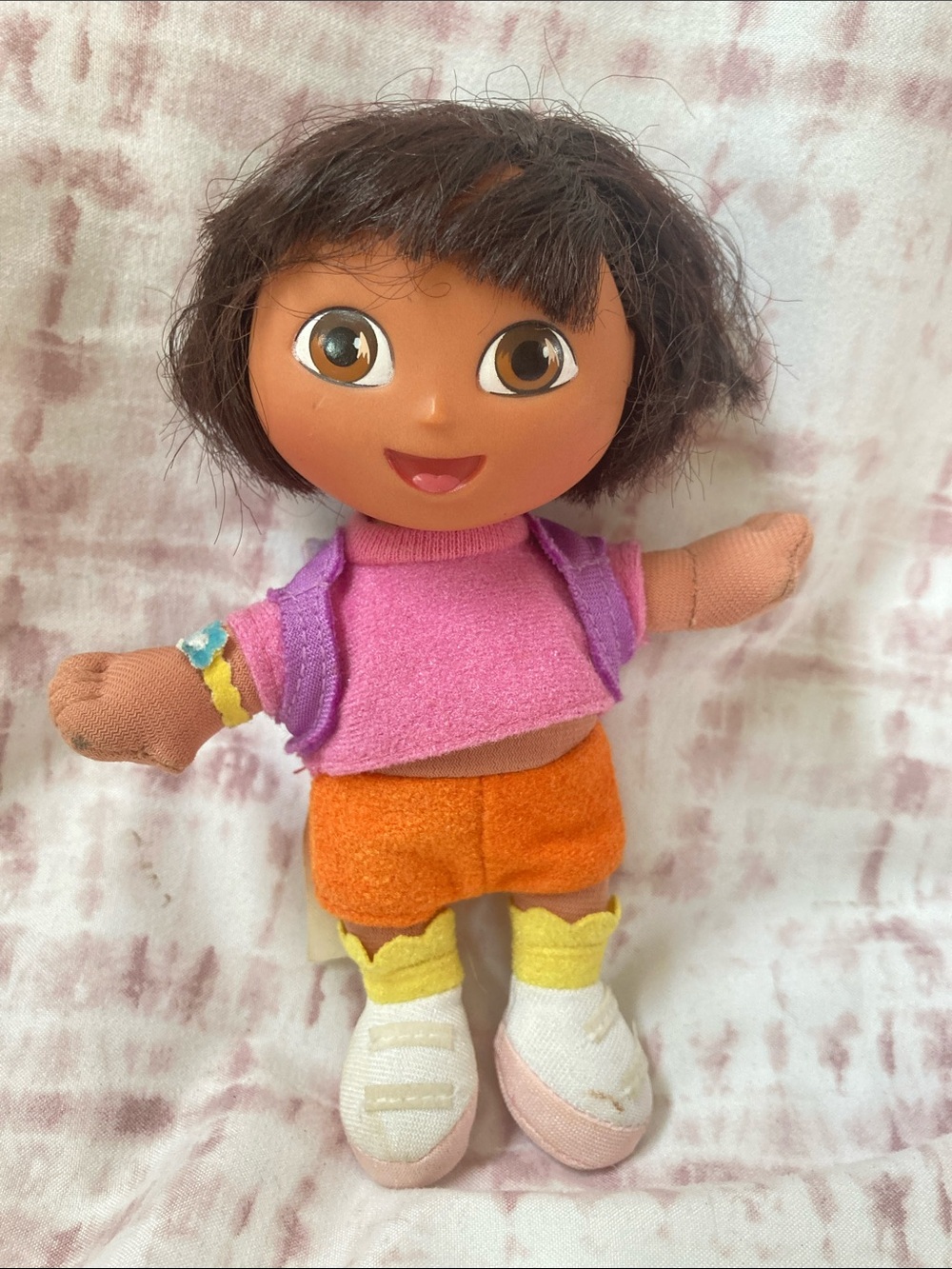 2001 Fisher Price Dora The Explorer 5 Inch Mini Plush Doll Nick Jr